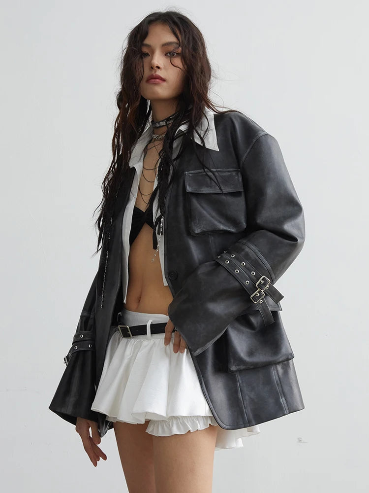 Mauarci Vegan Leather Jacket