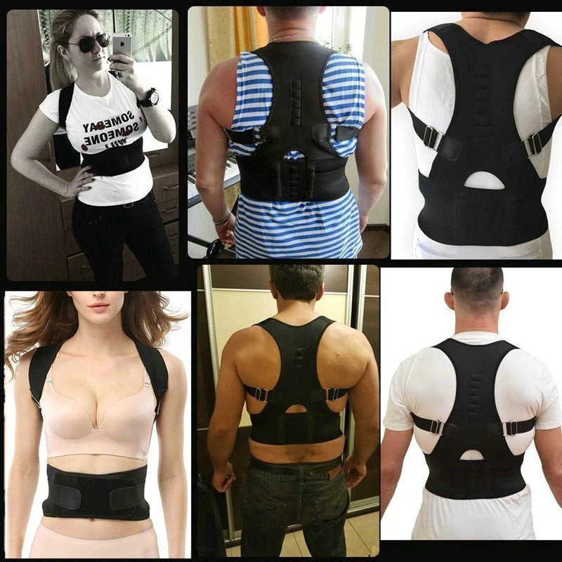 Back Support Belt for Men Women Braces & Supports Belt Shoulder Posture