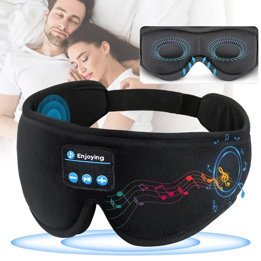 3D Eye Mask Music Play Sleeping Headphones With Built-In HD